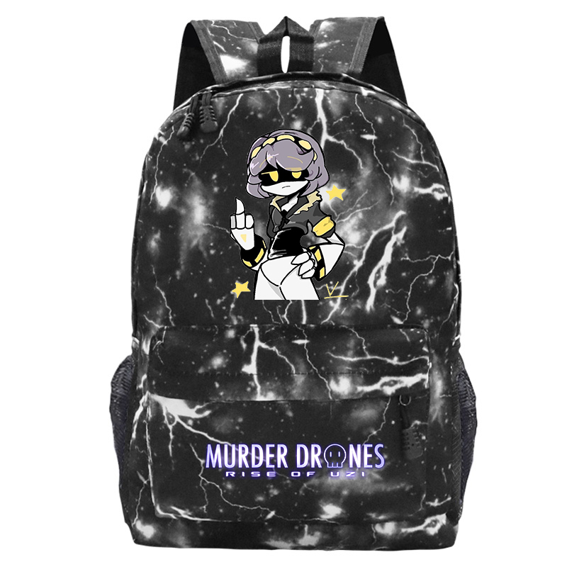 Embroidery Letter N - Sac à dos d'école Anime Murder