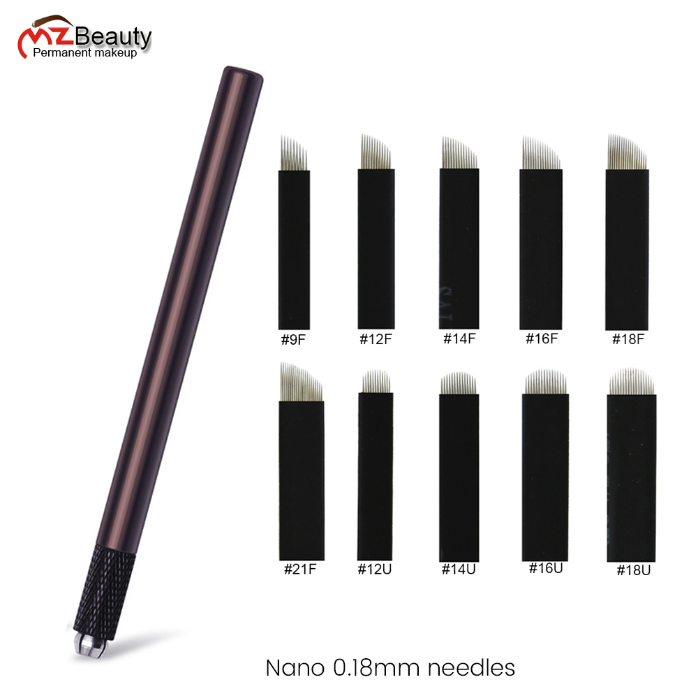 Embroidery Eyebrow - Ensembles de stylos microblading grossiers caractéristiques,