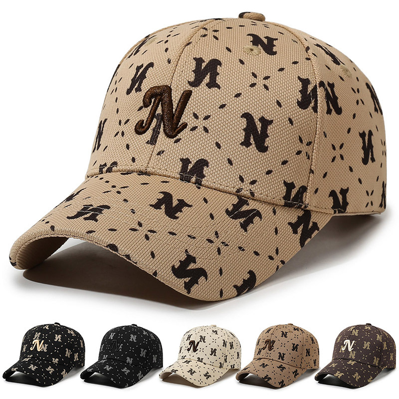 Embroidery Letter N - Casquettes de baseball unisexes à broderie