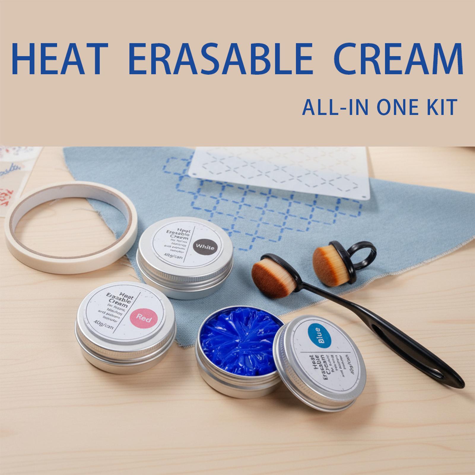 Embroidery Cream - Kit de crème thermocollante effaçable à