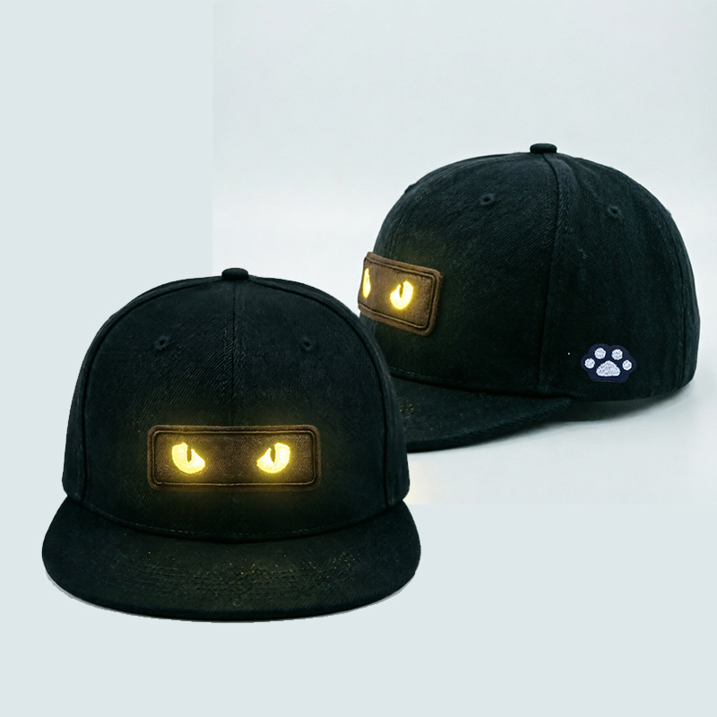 Embroidery Cat - Nouvelle casquette unisexe qui brille dans