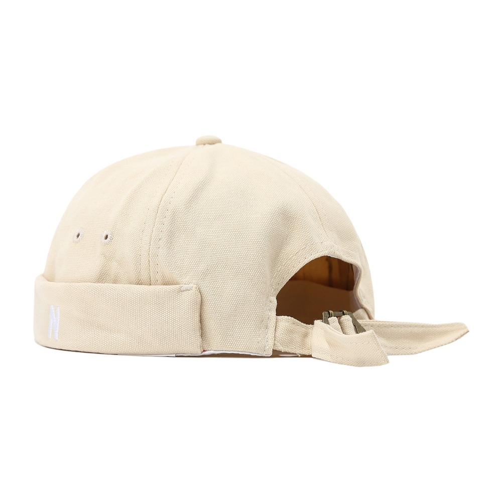 Embroidery Letter N - Casquette sans visière en coton avec