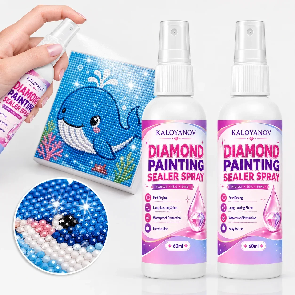 Embroidery Details - Spray de scellement pour peinture au