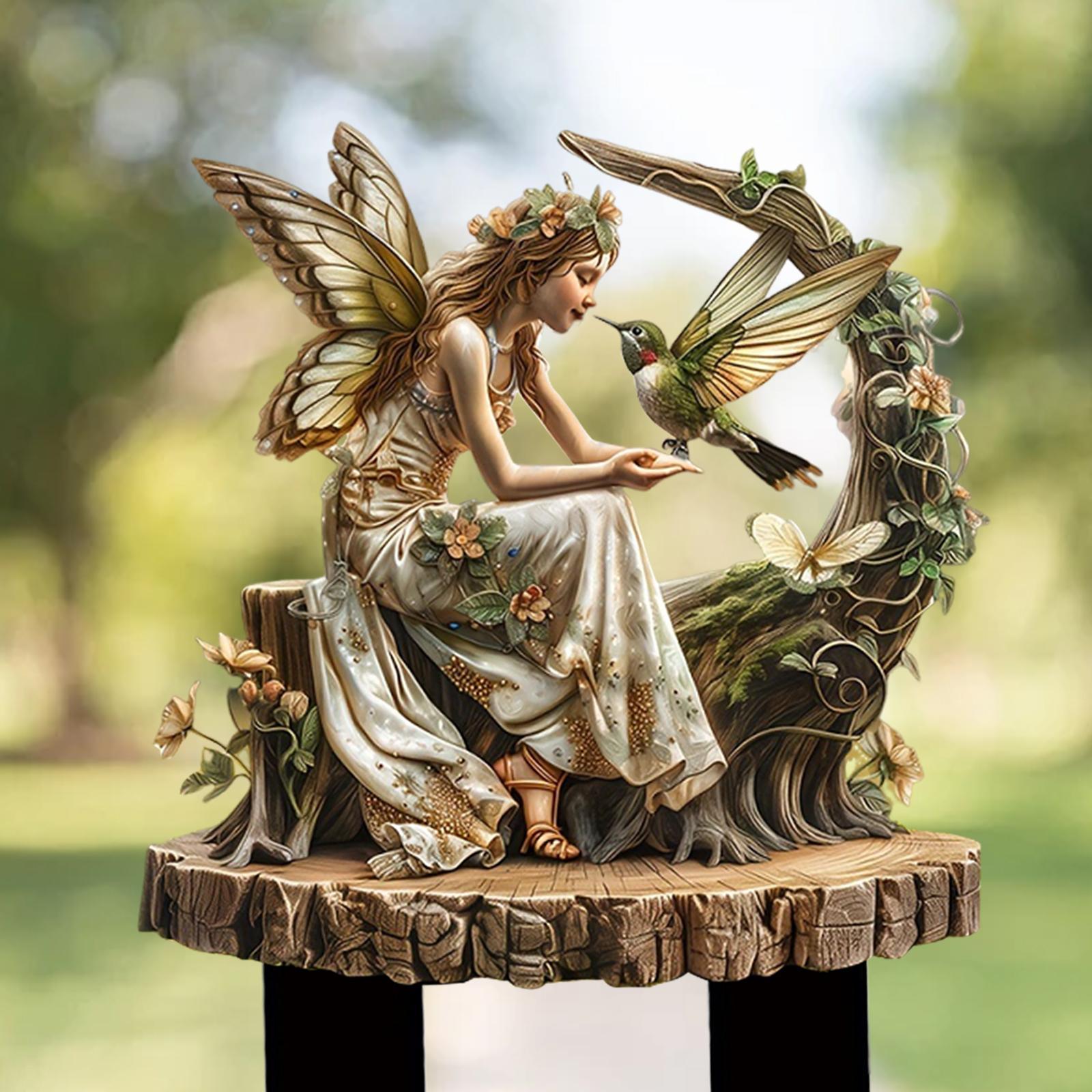 Embroidery Garden - DegradDecorative-Piquet de jardin, décor de pot