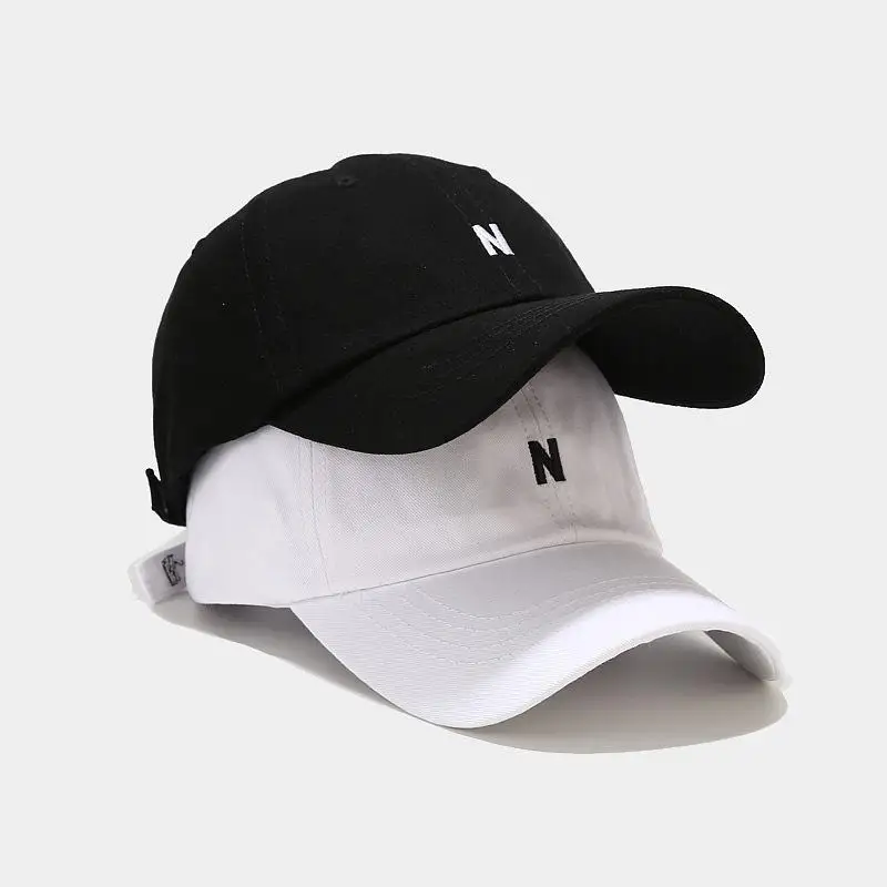 Embroidery Letter N - Casquette de baseball en coton brodée