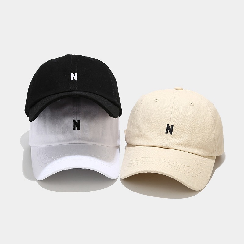 Casquette de baseball en coton - Embroidery Letter N avis et prix