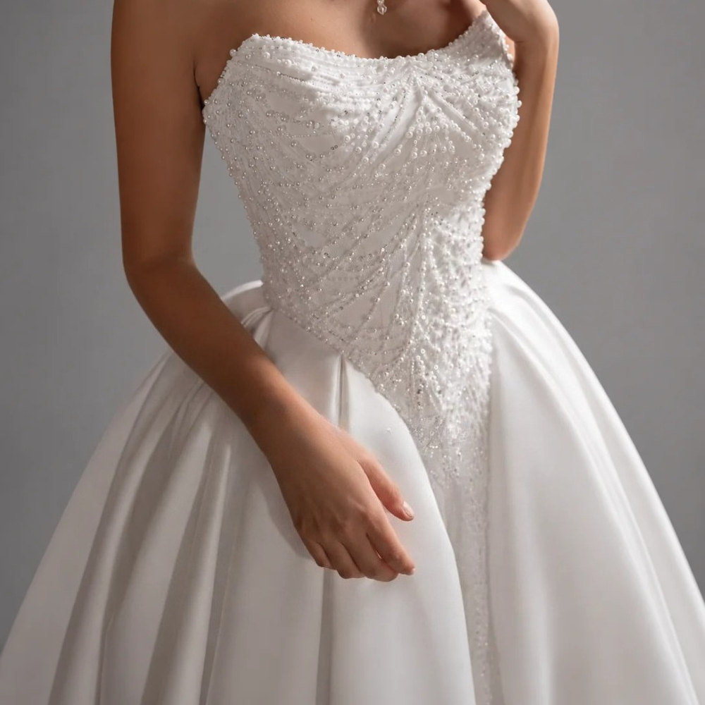 Robe de mariée élégante person - Embroidery Online Design avis et prix