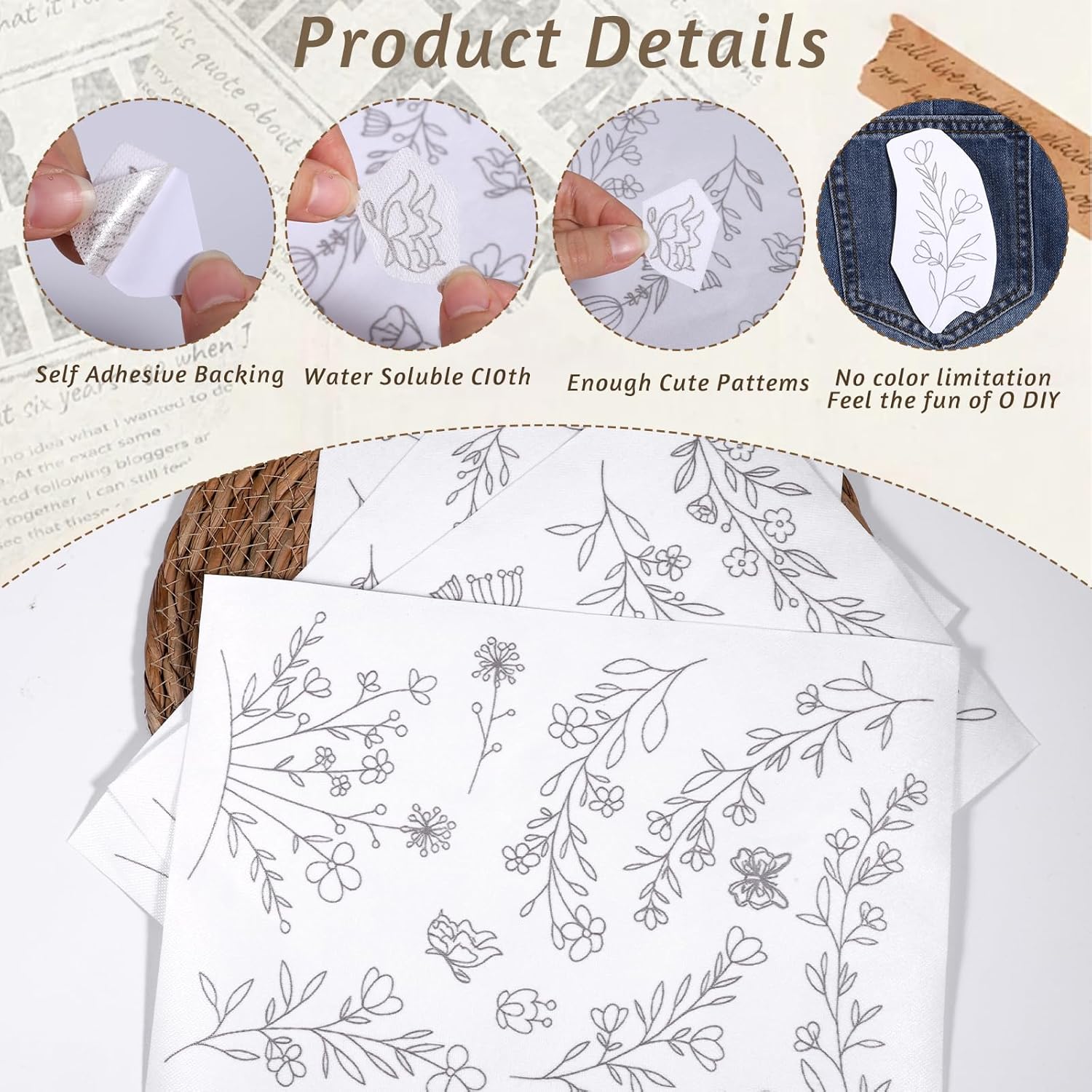 Papier de broderie soluble dan - Water Soluble Stabilizer avis et prix