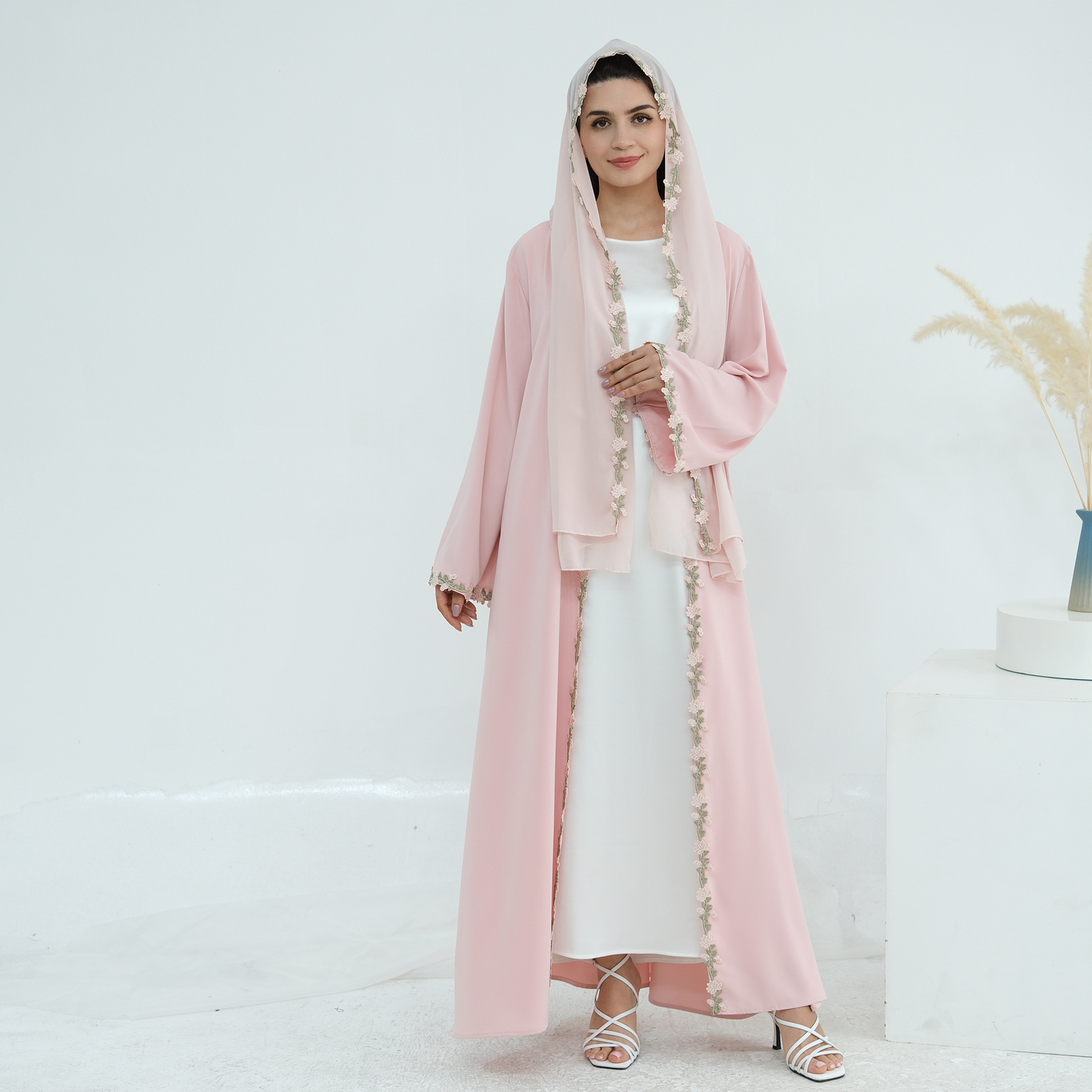 Dubaï ouvert Abaya femmes musu - Embroidery Kebaya avis et prix