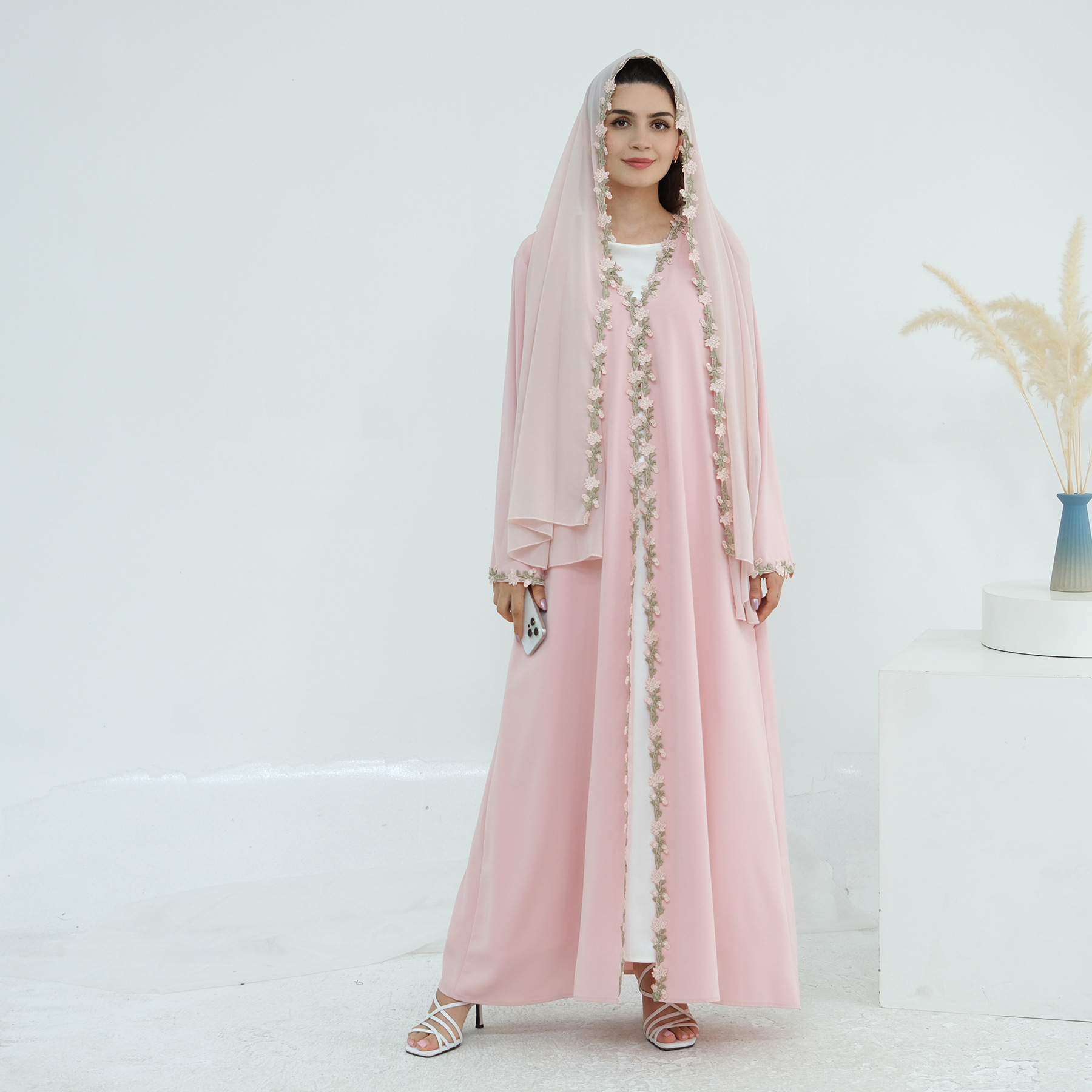 Dubaï ouvert Abaya femmes musu - Embroidery Kebaya avis et prix