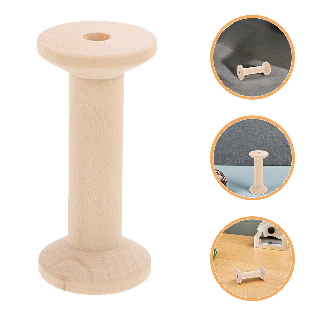 4 bobines en bois vides pour f - Embroidery Thread avis et prix