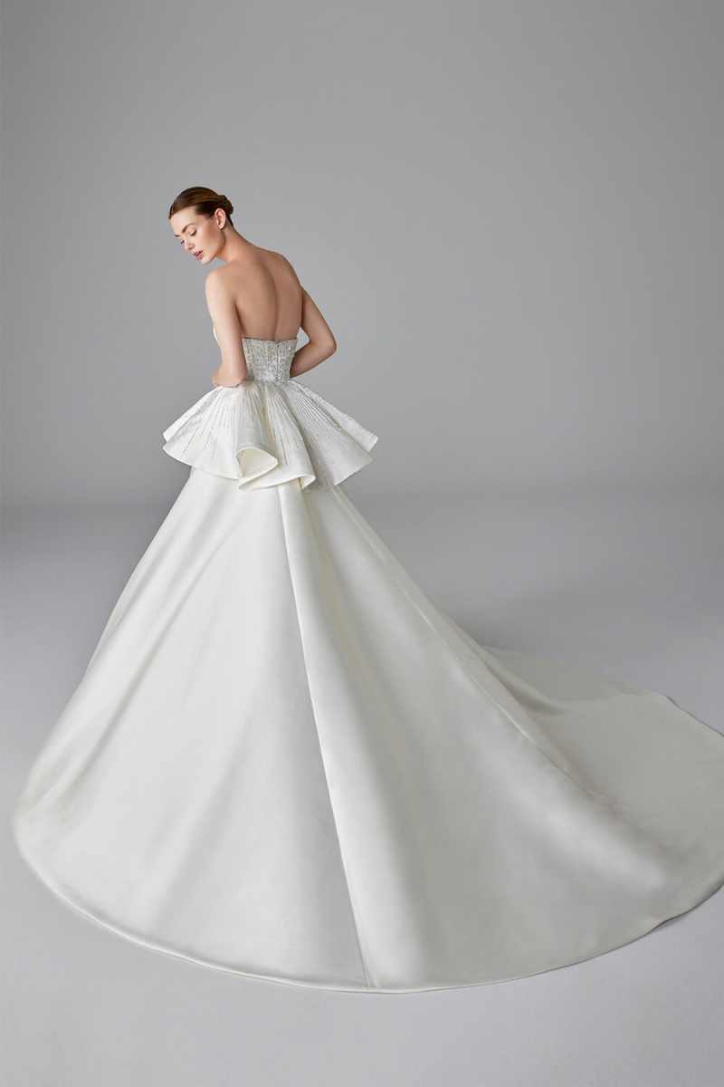 Robe de mariée élégante en Sat - Embroidery Online Design avis et prix