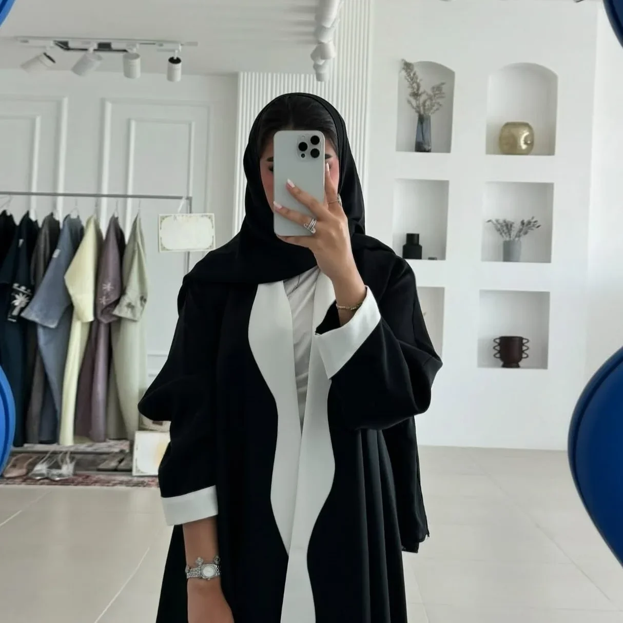 Kimono Abaya Ouvert Dubaï Isla - Embroidery Kebaya avis et prix