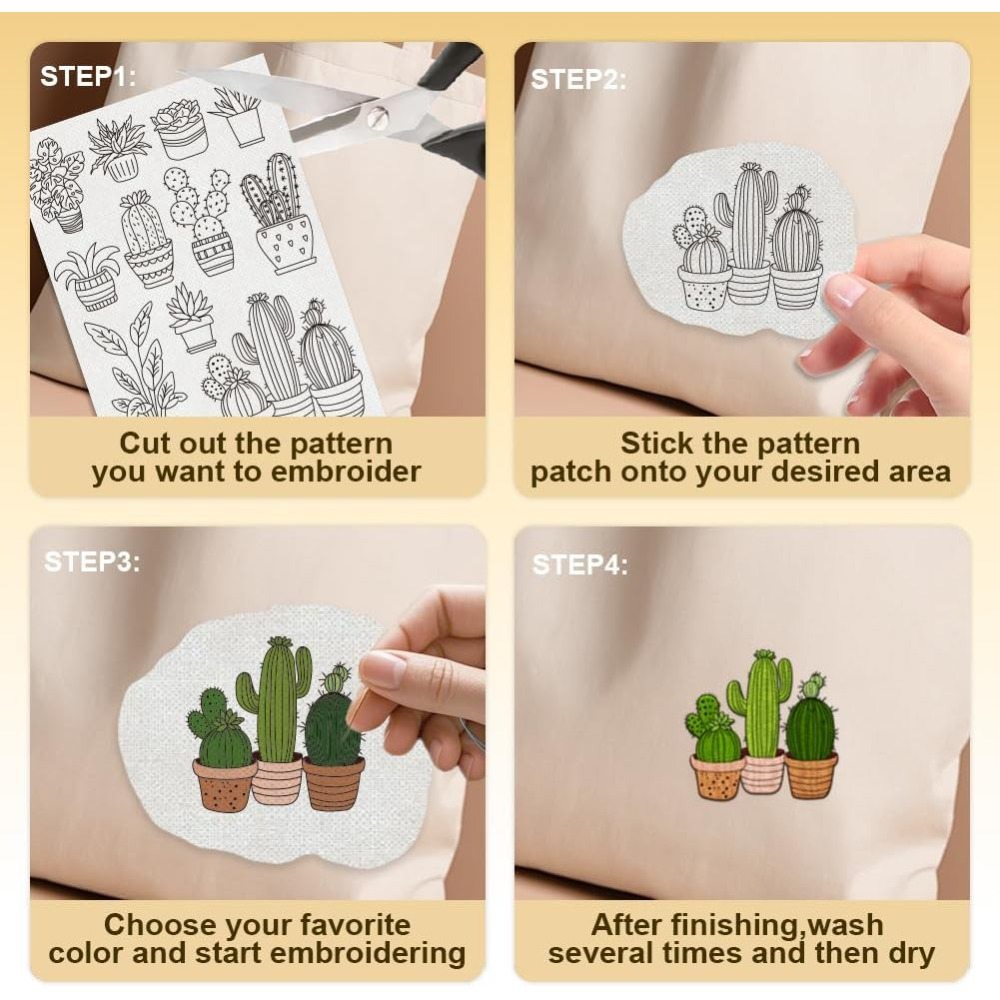 30 autocollants de broderie à  - Water Soluble Stabilizer avis et prix
