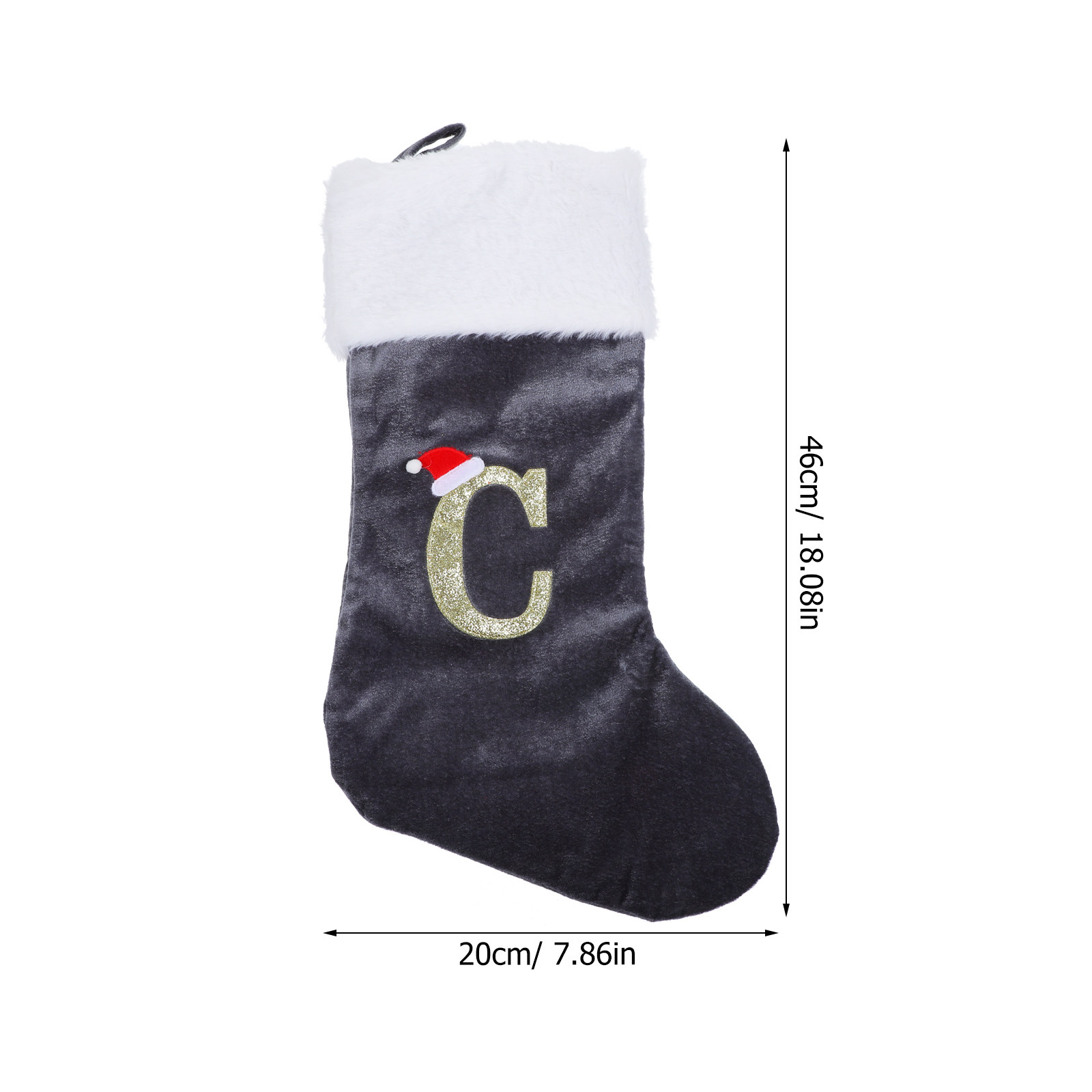 Chaussette de Noël brodée moti - Embroidery Xmas Stocking avis et prix