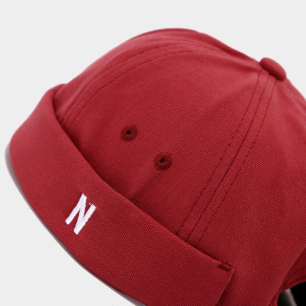 Casquette sans visière en coto - Embroidery Letter N avis et prix