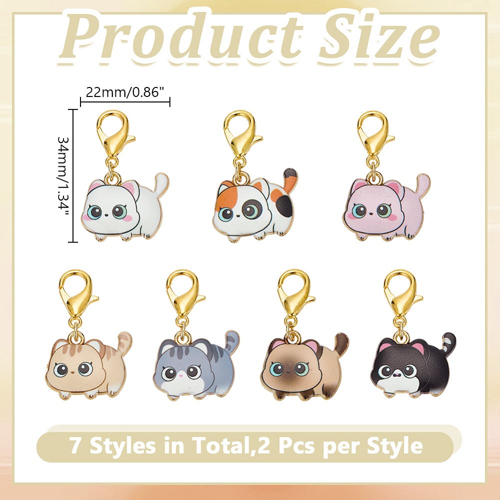 14 pièces, 7 styles, marqueurs - Embroidery Cat avis et prix