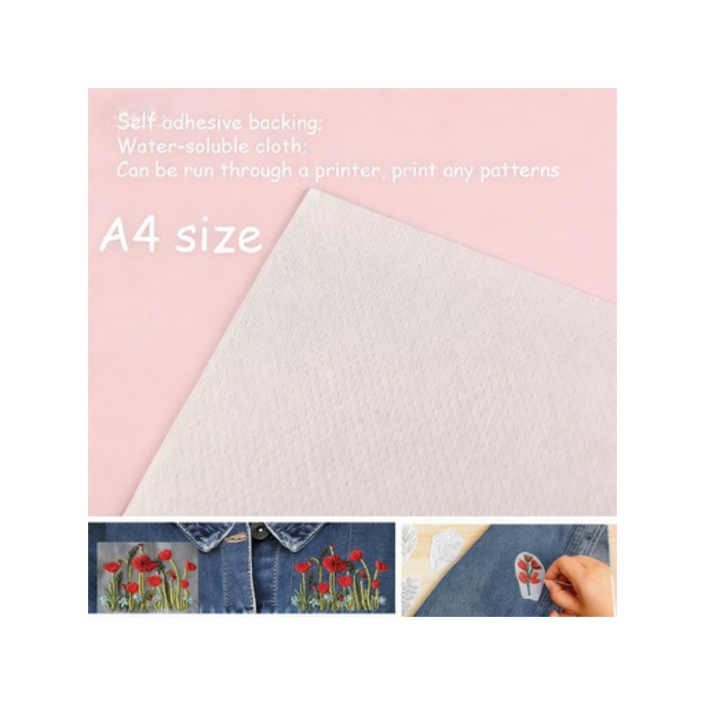 5 feuilles A4 autocollantes im - Water Soluble Stabilizer avis et prix