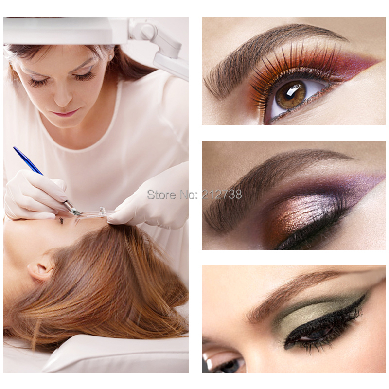 Nouveau 10Pcs 14/15/16/17/18Pi - Embroidery Eyebrow avis et prix