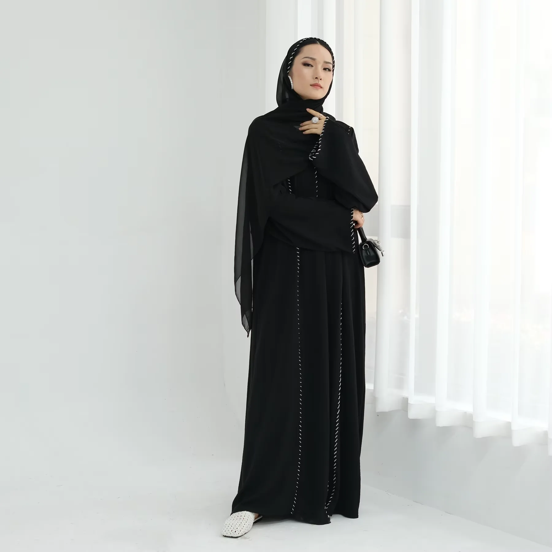 Abaya de luxe de Dubaï, Kimono - Embroidery Kebaya avis et prix