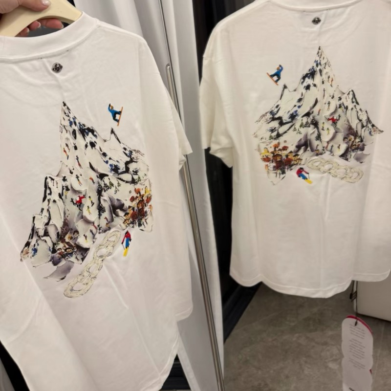 T-shirts GOODBRAND unisexe à c - Embroidery Cream avis et prix