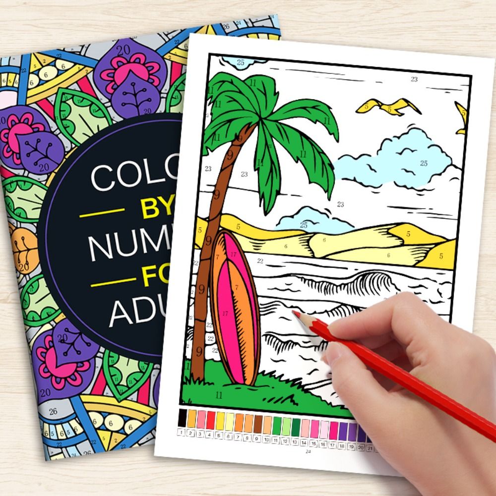 Livre de coloriage par numéros - Embroidery Translate avis et prix
