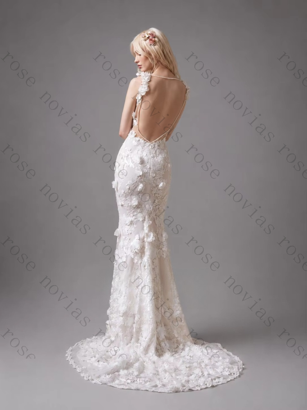 Robe de mariée sirène personna - Embroidery Online Design avis et prix