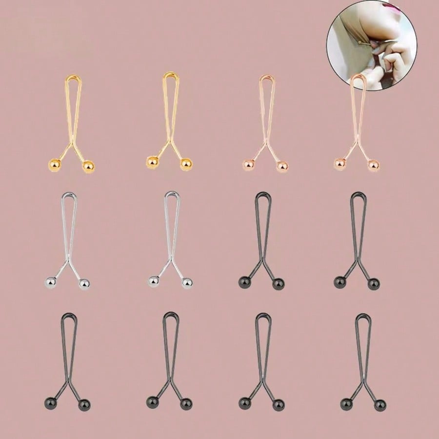 12 pièces de clips pour foular - Embroidery Eyebrow avis et prix