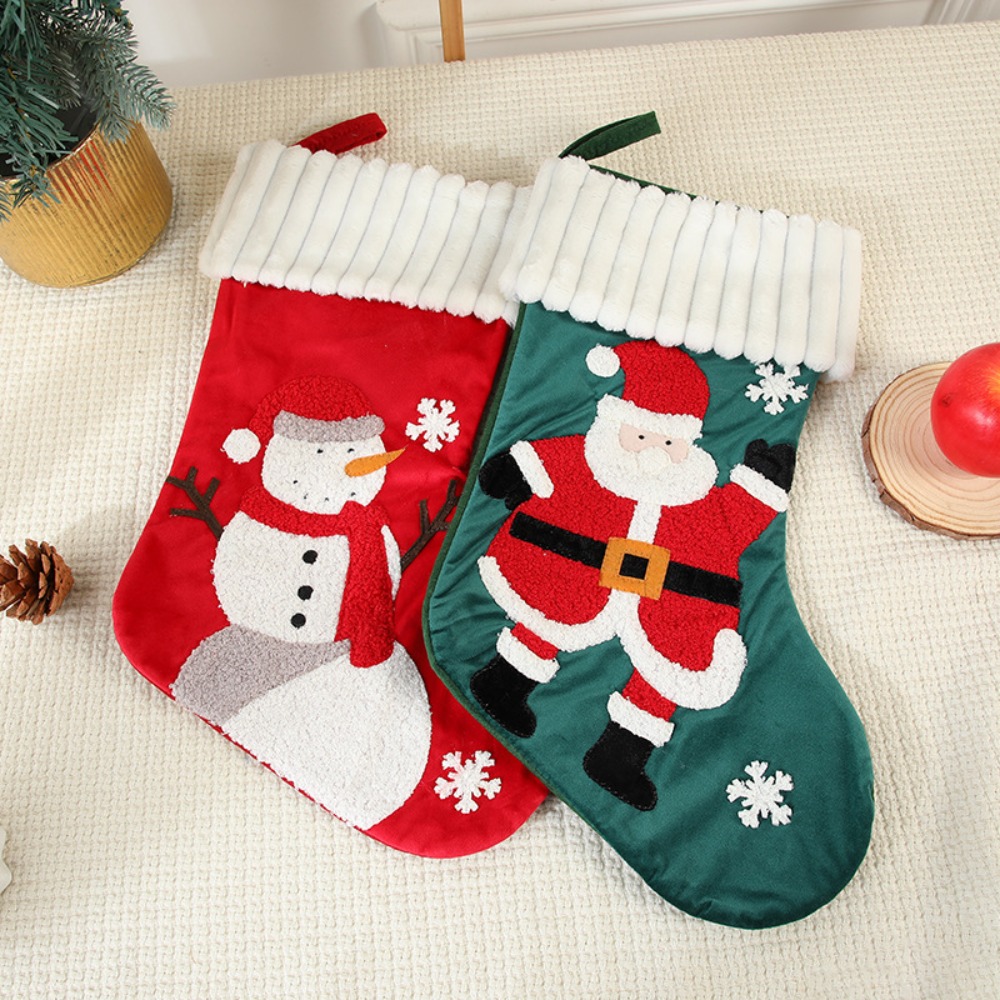 Chaussettes de Noël brodées à  - Embroidery Xmas Stocking avis et prix