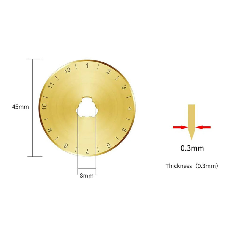 10 lames de coupe rotatives de - Embroidery Converter avis et prix
