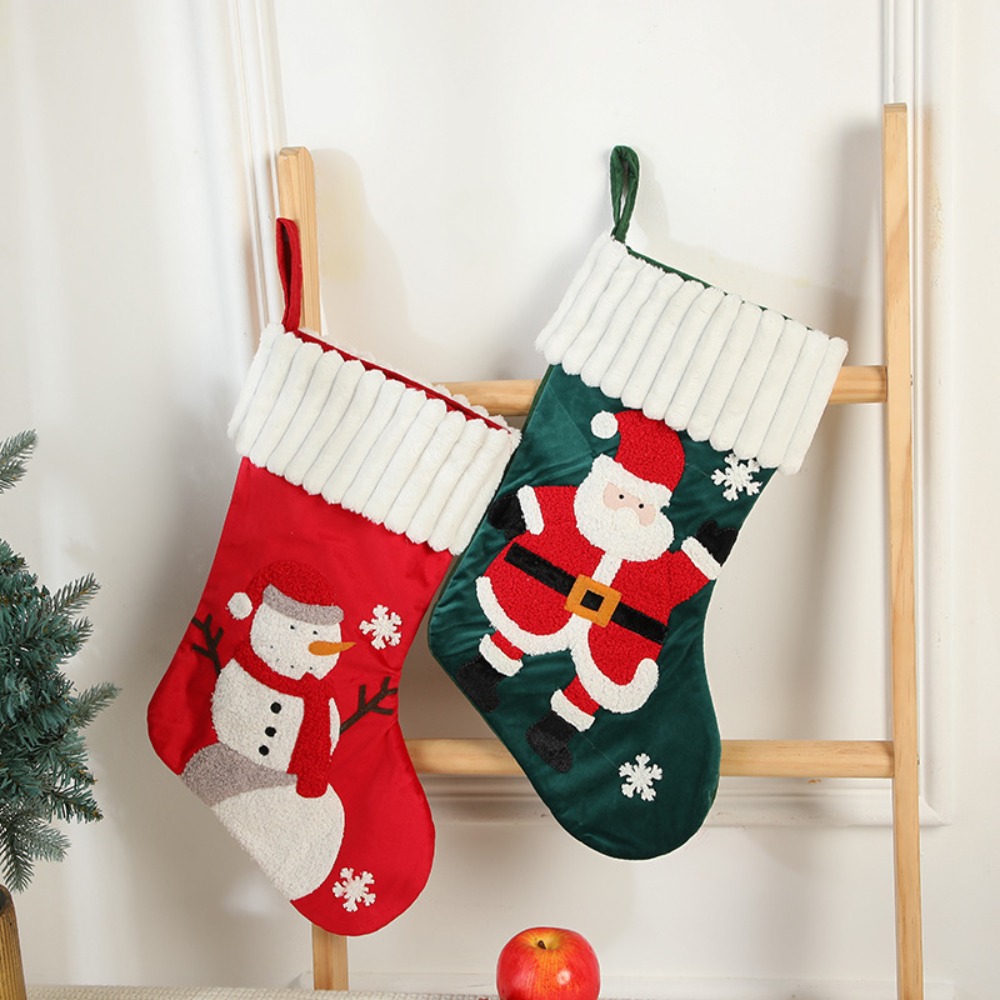 Chaussettes de Noël brodées à  - Embroidery Xmas Stocking avis et prix