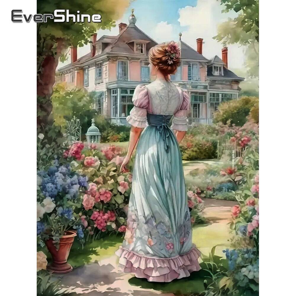 Closhine-Peinture Diamant en F - Embroidery Garden avis et prix