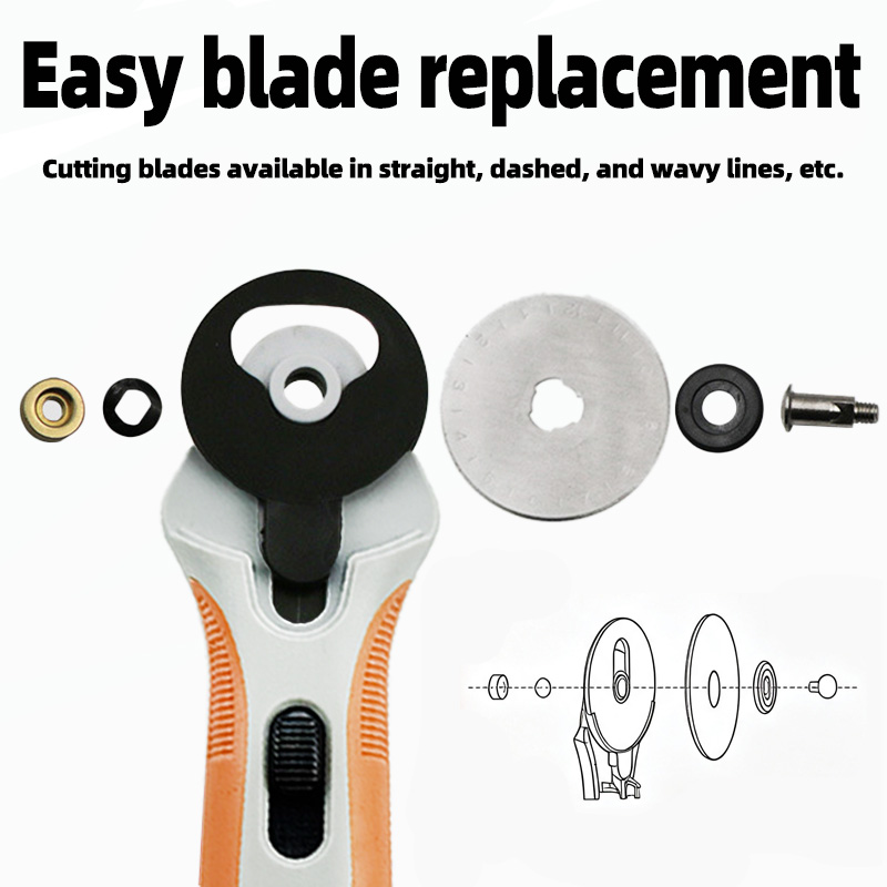 Cutter rotatif de 45 mm, coute - Embroidery Converter avis et prix
