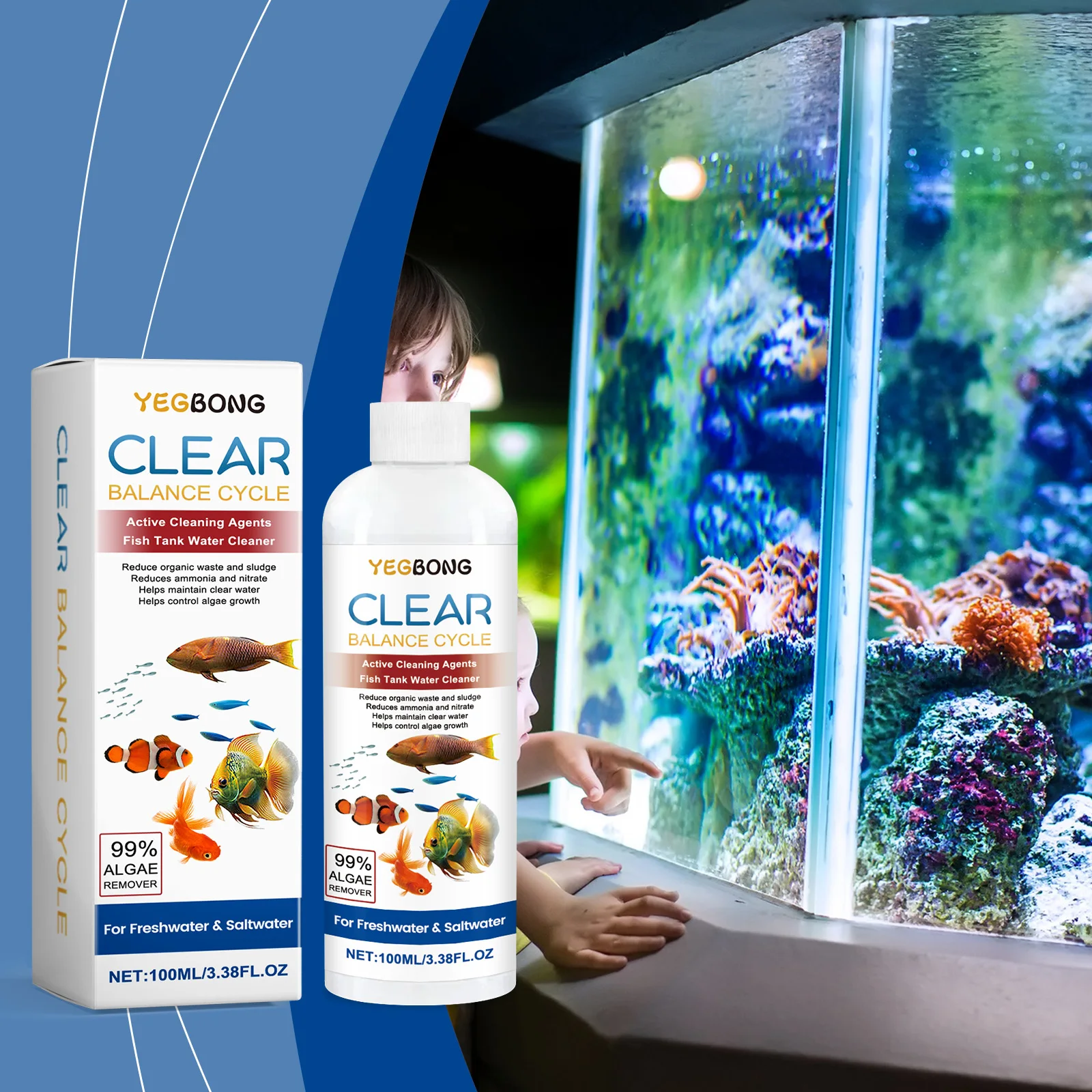 Dissolvant d'algues pour aquar - Water Soluble Stabilizer avis et prix