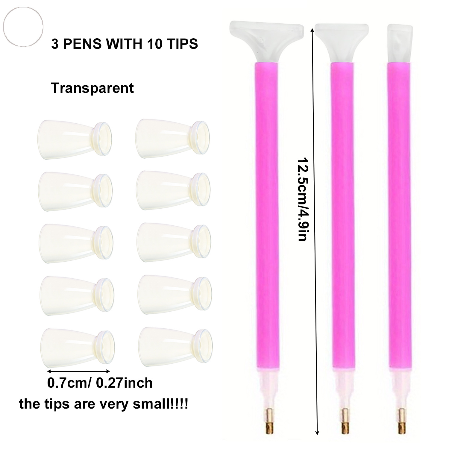 Lot de 10 embouts en silicone  - Embroidery Details avis et prix