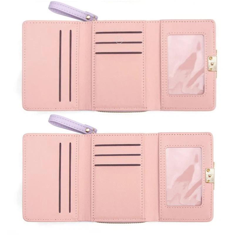 Portefeuille court en cuir PU  - Embroidery Wallet avis et prix