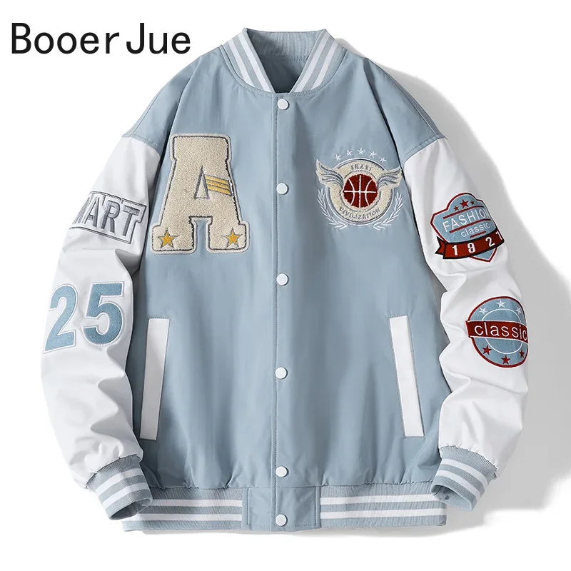 Blousons universitaires street - Embroidery Letter N avis et prix