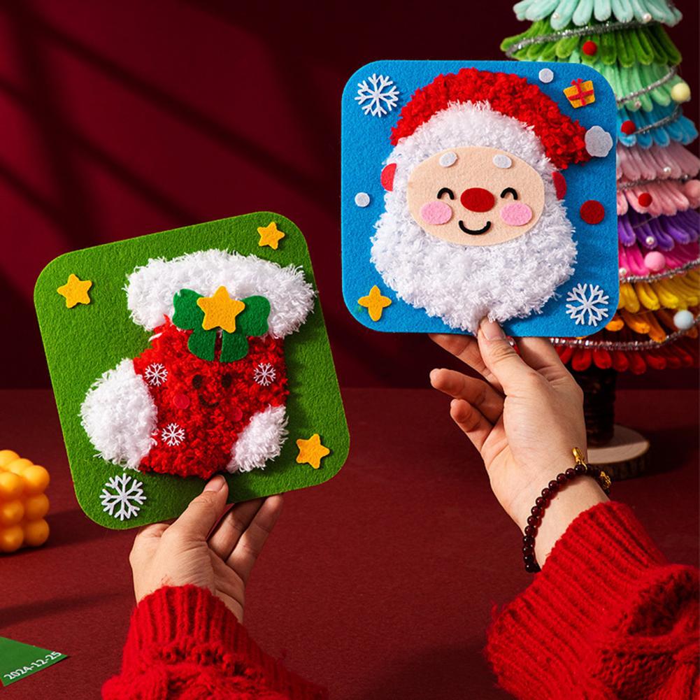 Kit de broderie de noël pour d - Embroidery Xmas Stocking avis et prix