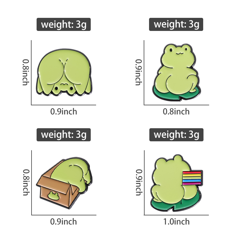 Épingles en émail grenouille v - Embroidery Fish avis et prix