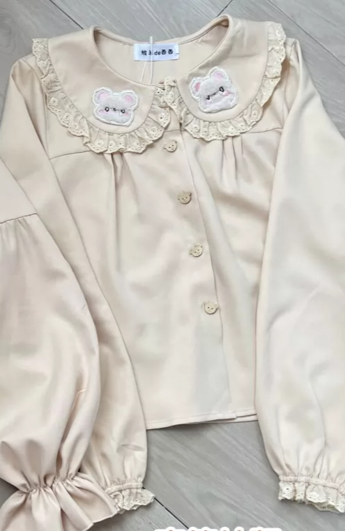 Chemisier Lolita avec broderie - Embroidery Cream avis et prix