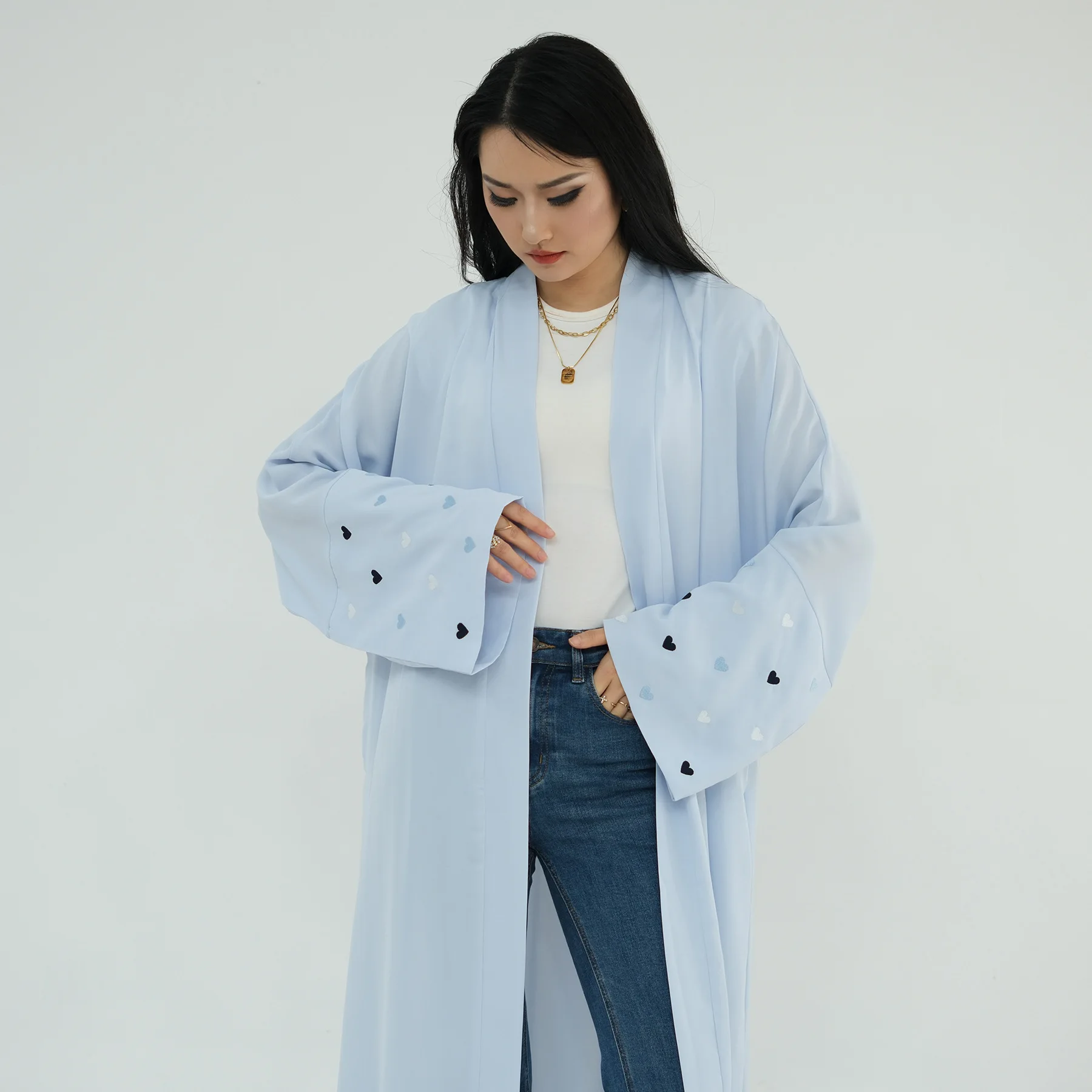 Robe longue brodée en forme de - Embroidery Kebaya avis et prix
